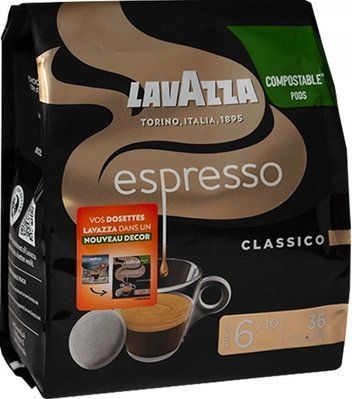 Кофе в чалдах Senseo Lavazza Espresso Classico 36 чалда (Philips Senseo 62 мм) 5261 фото