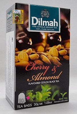 Чай цейлонський "Dilmah" Вишня та Мигдаль 20 пак/уп 30 грамів 0842 фото