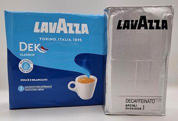 Кава мелена без кофеїну "Lavazza Dek" 250 грамів Італія 60/40 0765 фото