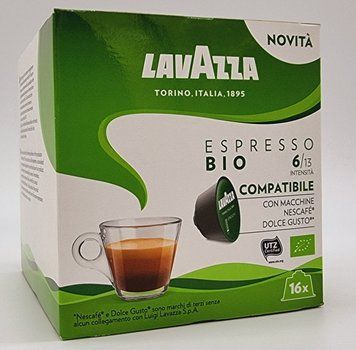 Кава в капсулах Lavazza Dolce Gusto Espresso Bio 16 шт. 0288 фото