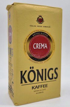 Кава мелена Konigs Crema 500г Німеччина 0151 фото