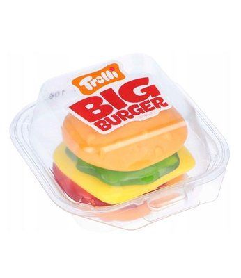 Желейні цукерки Trolli Big Burger 50г Німеччина 0859 фото