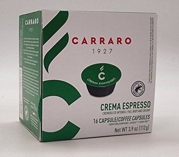 Кава в капсулах Carraro A Modo Mio Crema Espresso 16 шт. Італія 0338 фото