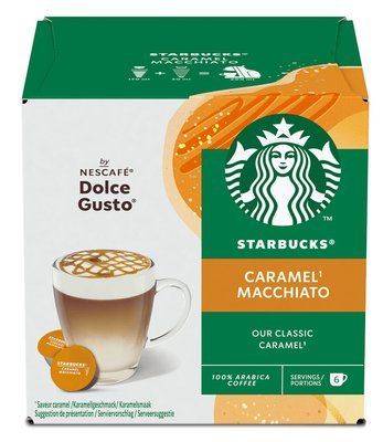 Кава в капсулах Starbucks "Dolce Gusto" Caramel Macchiato 12 шт. 0808 фото