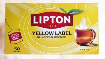 Чай чорний Lipton Yellow Label, 50 пакетиків 5318 фото