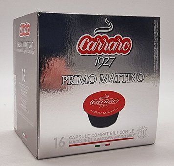Кава в капсулах Carraro A Modo Mio Primo Mattino 16 шт. Італія 0341 фото