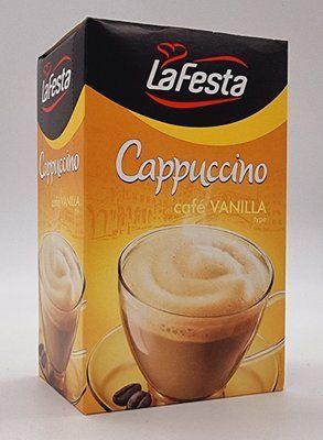 Кавовий напій La Festa Cappuccino cafe Vanilla 10х12.5г 0068 фото