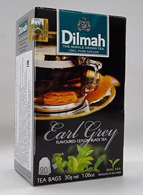 Чай цейлонський "Dilmah" з бергамотом 20 пак/уп 30 грамів 0845 фото