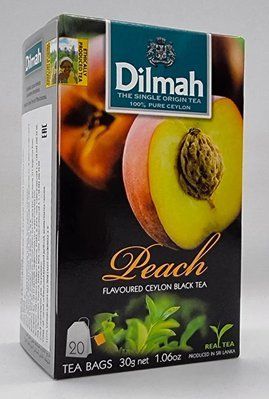 Чай цейлонський "Dilmah" Персик 20 пак/пач 30 грамів 0846 фото