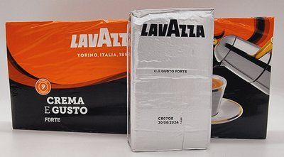 Кава мелена "Lavazza Crema e Gusto Forte" 250 грамів Італія 20/80 0470 фото