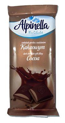 Чорний шоколад Alpinella Cocoa 100 г 5321 фото