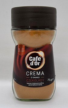 Кава розчинна "Cafe d'Or Crema" зі смаком шоколаду (Кава Дор) 75 грамів Польща 0612 фото