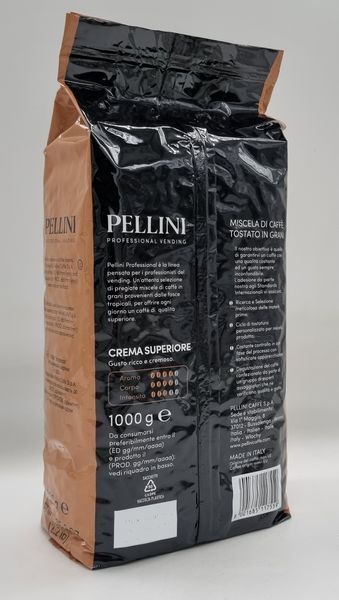 Кава у зернах Pellini Crema Superiore 1 кг Італія 0894 фото