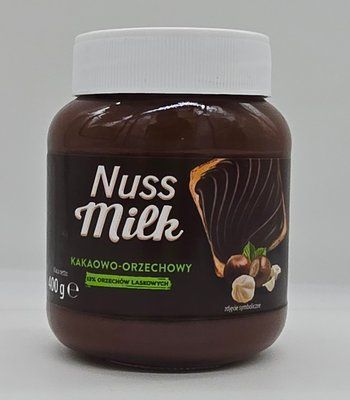 Шоколадно-горіхова паста Nuss Milk 400г 5029 фото