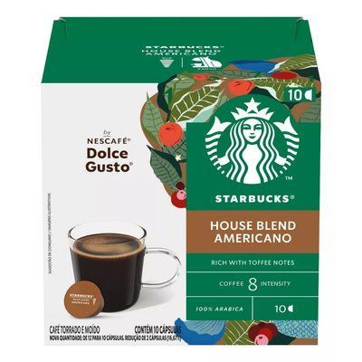 Кофе в капсулах "Dolce Gusto" Starbucks Americano House Blend 12 шт. 0805 фото