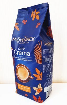 Кава в зернах Movenpick Caffe Crema, 1 кг Німеччина 0664 фото