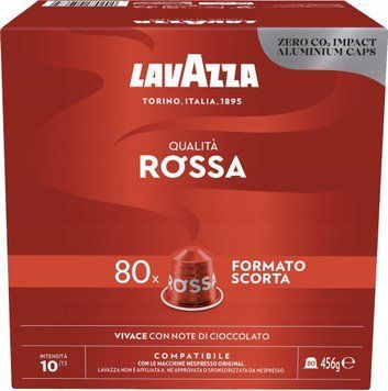 Кава у капсулах Lavazza NESPRESSO Qualita Rossa 80 шт. 5323 фото
