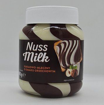 Шоколадно-молочная паста Nuss Milk со вкусом орехов 400г 5028 фото