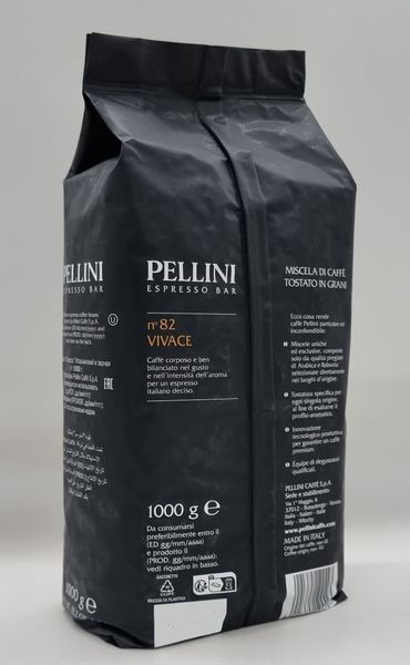 Кофе в зёрнах Pellini Espresso Bar №82 Vivace 1 кг Италия 0896 фото