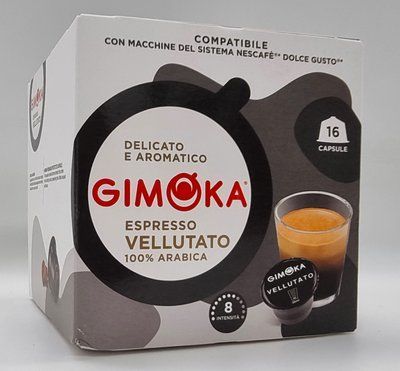 Кофе в капсулах Gimoka Dolce Gusto Espresso Vellutato 100% Arabica 16 шт. 0582 фото