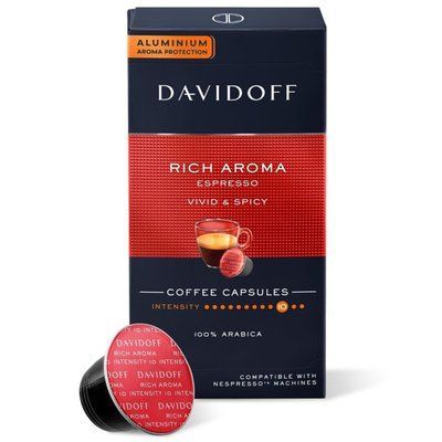 Кава у капсулах NESPRESSO Davidoff Rich Aroma Espresso 10 шт 5271 фото