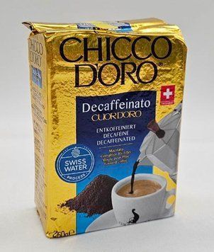 Кава мелена без кофеїну Chicco D'Oro Decaffeinato 250г Швейцарія 5289 фото