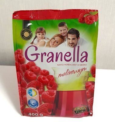 Чай фруктовый гранулированный "Granella" со вкусом малины 400 грамм Польша 0221 фото