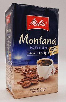 Кава мелена Melitta Montana 100% Арабіка, 500 г Німеччина 0140 фото