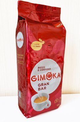 Кофе в зёрнах Gimoka Gran Bar 1 кг Италия 0606 фото