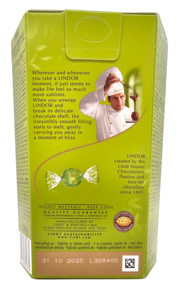 Конфеты Lindt Lindor Pistachio с фисташкой 200 г Италия 5119 фото