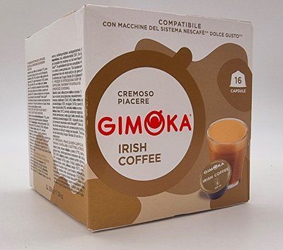 Кава у капсулах Gimoka Dolce Gusto Irish Coffee Ірландська кава 16 шт. (16 порцій) 0314 фото
