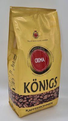 Кава в зернах Konigs Crema 1 кг Німеччина 0446 фото