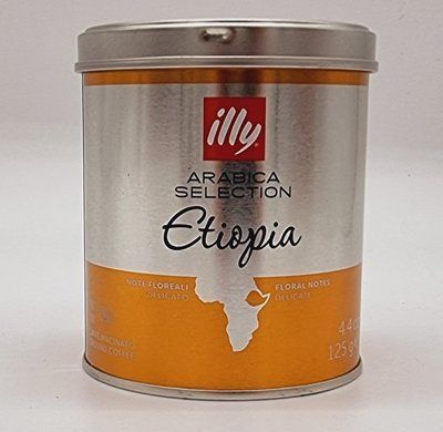 Кава мелена Illy Monoarabica Ethiopia (Моноарабіка Ефіопія) 100% арабіка 125г Італія 0125 фото