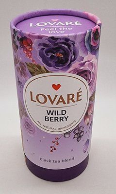 Чай фруктовый Lovare Wild berry Дикая ягода 80г 0190 фото