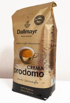 Кофе в зёрнах Dallmayr Crema Prodomo 1 кг Германия 100% арабика 0790 фото