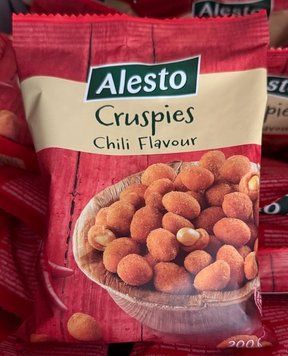 Арахіс у хрусткій скоринці Alesto Cruspies Chili Flavour (зі смаком чилі) 200 г 5372 фото