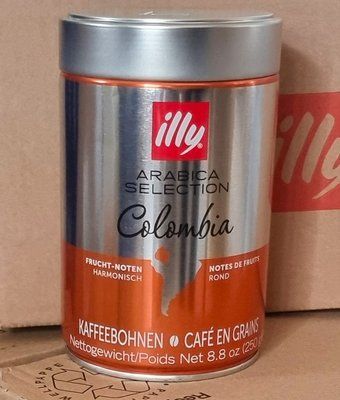 Кофе в зёрнах Illy Monoarabica Colombia 100% арабика 250 г Италия 0594 фото