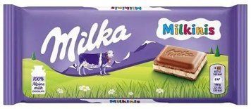 Milka Milkinis - молочний шоколад з ніжною молочною начинкою, 100 г 5325 фото