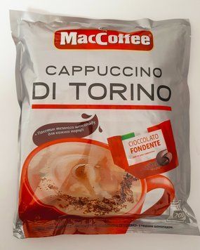 Кофе "MacCoffee Cappuccino di Torino" с шоколадом (25г) 20 стиков 27 фото