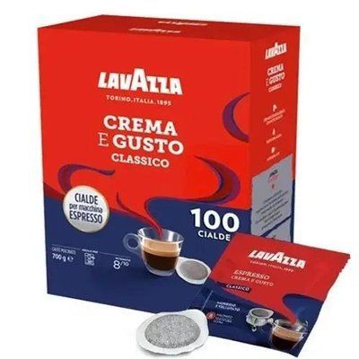 Кофе в чалдах/монодозах Lavazza Crema e Gusto Classico 100 шт. E.S.E. (44 мм) 5130 фото