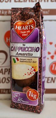 Капучино "Hearts" со вкусом Amaretto 1 кг Германия 0048 фото
