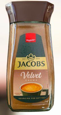 Кофе растворимый "Jacobs Velvet"(Якобс Вельвет) 100 грамм Германия 0021 фото