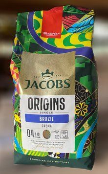 Кофе в зёрнах Jacobs Origins Brazil 1 кг Германия 5186 фото