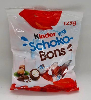 Цукерки Кіндер Шоко-Бонс Kinder Schoko-Bons, 125 г 0874 фото