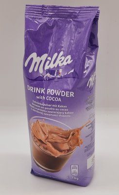Горячий шоколад "Milka" Drink Powder with cocoa Мілка з какао 1 кг 53 фото