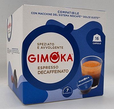 Кава в капсулах Gimoka Dolce Gusto Decaffeinato 16 шт. 0762 фото