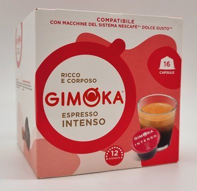 Кава в капсулах Gimoka Dolce Gusto Espresso Intenso 16 шт. 0310 фото