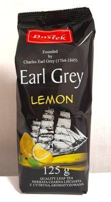 Чай "Bastek" Earl Grey Lemon 125 грамм (Бастек с бергамотом и лимоном) Польша 5113 фото