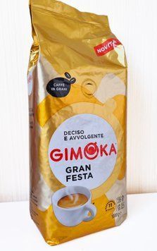 Кофе в зёрнах Gimoka Gran Festa 1 кг Италия 0605 фото