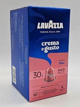 Кава у капсулах Lavazza NESPRESSO Crema e Gusto Dolce 30 шт. 5279 фото